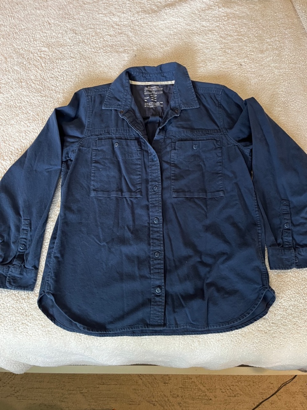 Men's REI Cooperative Navy Button-Up Shirt